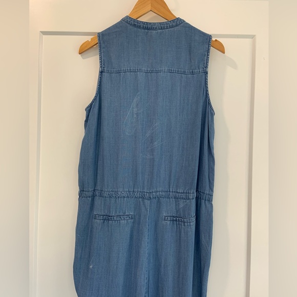 Splendid Brook Chambray Jumpsuit in Medium Indigo - Picture 6 of 9